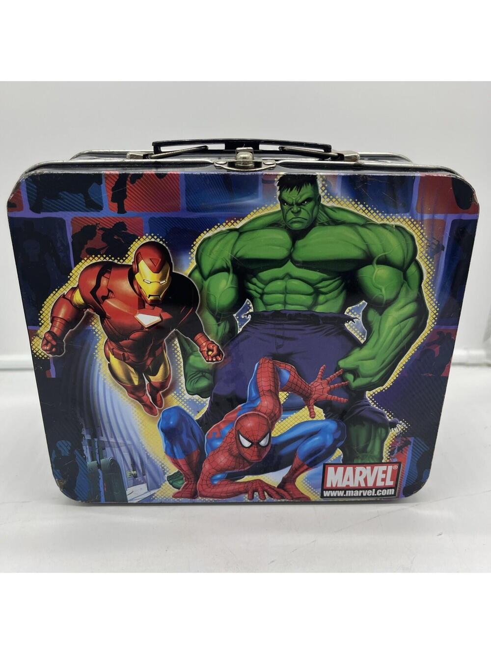 Marvel Avengers Metal Tin Collectible Lunch Box - 2010